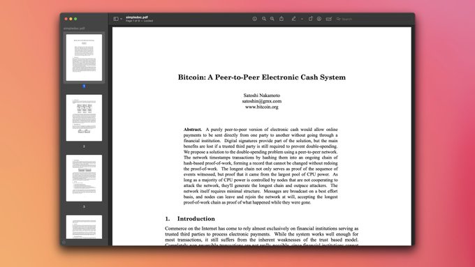 Bitcoin whitepaper is hidden in macOS