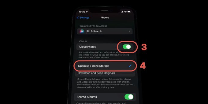 Optimizing photo storage